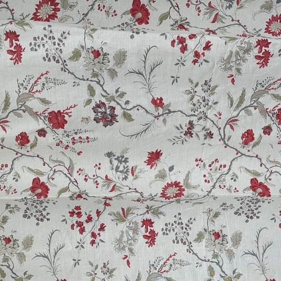 Ikea Drape Ingmarie Scandinavian Nordic Floral Patterned Curtain Panel 57x82" - Picture 7 of 12